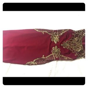Burgundy Dress